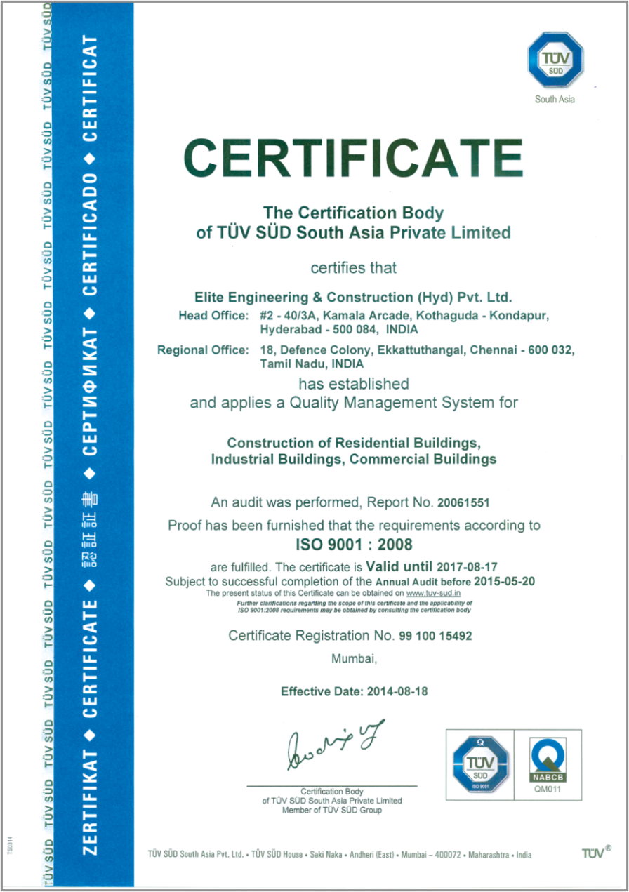 Quality-certificate