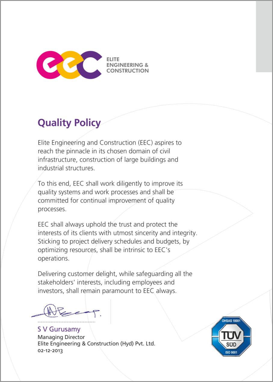 Quality-policy